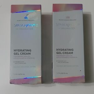SPASCRIPTIONS hydrating Gel Crems With Strawberry Seed Oil Lotus Flower, Vit B5
